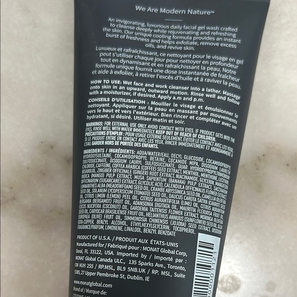 Monat For Men Essential Face Wash - Gel - Picture 3 of 5